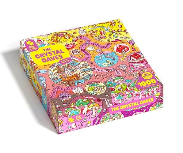 The Crystal Caves • 1000 Piece Jigsaw Puzzle from The Magic Puzzle Company • Series Two - Image 1