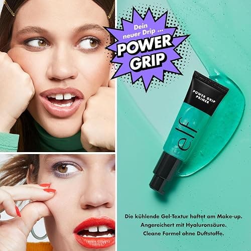 e.l.f. Power Grip Primer, Gel-Based & Hydrating Face Primer For Smoothing Skin & Gripping Makeup, Moisturizes & Primes, 0.811 Fl Oz, Clear thumbnail 3