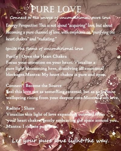 Rose quartz “pure love” crystal candle thumbnail 7