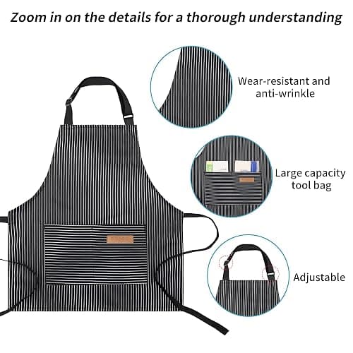 Kids Apron with Pocket,Adjustable Children's Waterproof Cooking Apron,kids Kitchen Bib Aprons for Cooking Baking Painting thumbnail 3