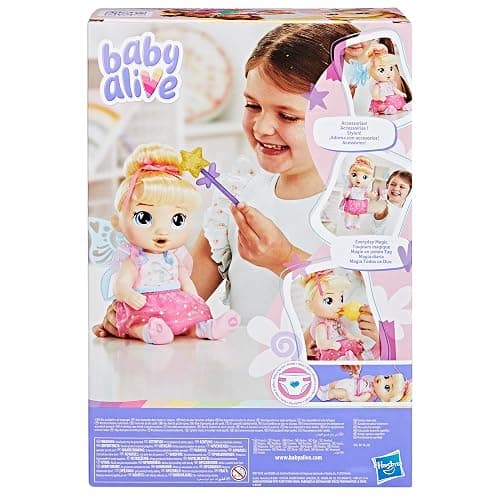 Baby Alive Fairy Fashions Harper Hugs Doll with Clothes Accessories, Blonde Hair, 11 Inches, Toys for 3 Year Old Girls and Boys & Up (Amazon Exclusive) thumbnail 13