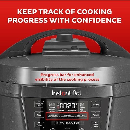 Instant Pot RIO Wide Plus, 9-in-1 Electric Pressure Cooker, 35% Larger Cooking Surface, WhisperQuiet Steam Release, Multi-Cooker, Slow Cook, Rice Maker, Steamer, Sauté, Cake, & Warmer, 7.5 Quarts thumbnail 6