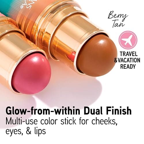 Physicians Formula Butter Glow & Go Multiuse Stick, Ultra-Creamy Radiant Finish Formula with Murumuru Butter, Vegan & Cruelty-Free- Berry Tan thumbnail 2