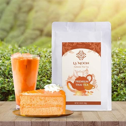 LA MOON TEA - Premium Thai Tea Mix Powder Special Blend Assam Loose Leaf Tea Original From Thailand Make Thai Hot, Iced Thai Tea Taste thumbnail 7