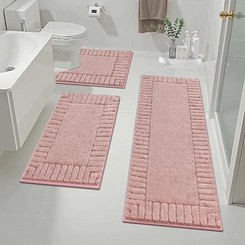 Pauwer Bathroom Rugs Sets 3 Piece - Image 1
