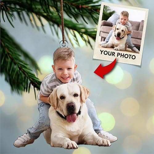 Customization Mill Personalized Your Photo Ornament, Customized 2D Photo Ornaments, Double-Sided Print, Custom Christmas Ornaments, Personalized Christmas Ornaments for Christmas Tree - Photo Ornament thumbnail 8
