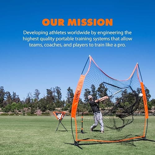 Bownet Youth Field Hockey Goal, Portable Hockey Net with Carrying Bag (4' x 8') thumbnail 5