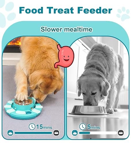 Aluckmao Dog Puzzle Toy, Food Treat Feeder, Mental Stimulation thumbnail 3