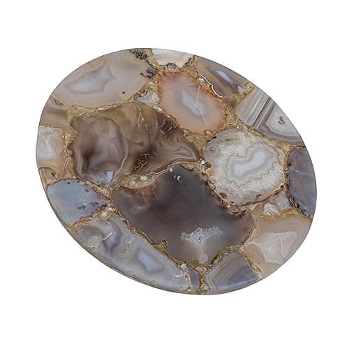 Creative Co-Op Agate Cheese Board