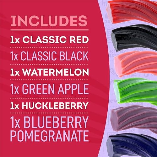Wiley Wallaby Licorice 10 Ounce Classic Gourmet Australian Style Soft & Chewy Licorice Candy Variety Pack Twists, 6 Pack thumbnail 5