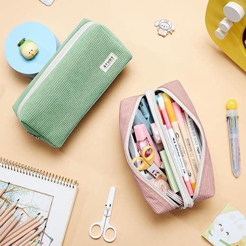 KALIDI Mäppchen Federmäppchen Mädchen Teenager Stiftetasche Stiftemappe Unisex Federtasche Pencil Case Schulmäppchen thumbnail 4