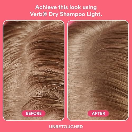 VERB Dry Shampoo Light - Refresh, Absorb Oils + Extends Styles - Refreshing Dry Shampoo Spray for Light Tones - Vegan, No Parabens or Harmful Sulfates thumbnail 3