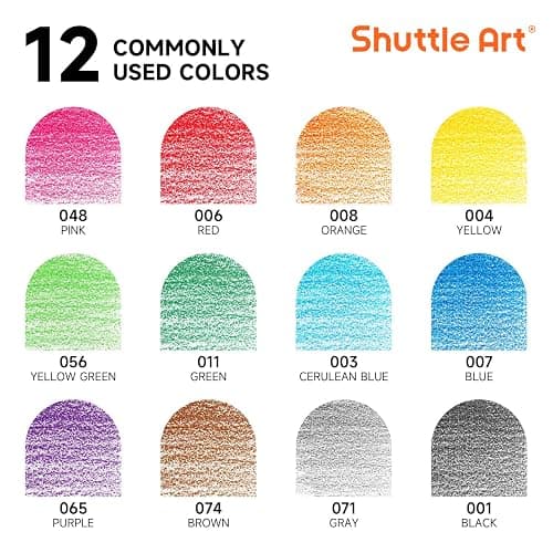 Shuttle Art 144 PCS Colored Pencils Bulk, 12 Assorted Colors, Pack of 12, Break-Resistant, Pre-sharpened Colored Pencils for Kids, Bulk Pack School Supplies for Teachers & Students thumbnail 4