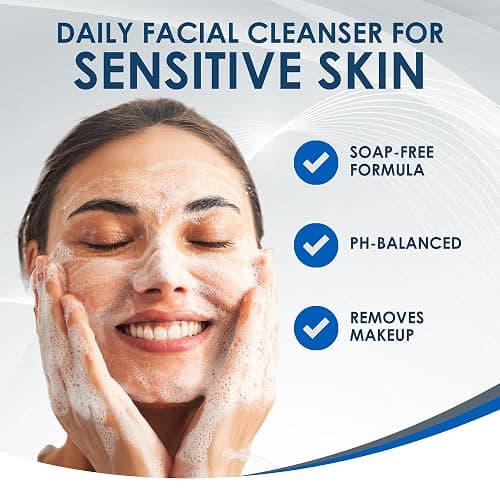 Vanicream Gentle Facial Cleanser with Pump Dispenser - 8 fl oz - Formulated Without Common Irritants for Those with Sensitive Skin thumbnail 2