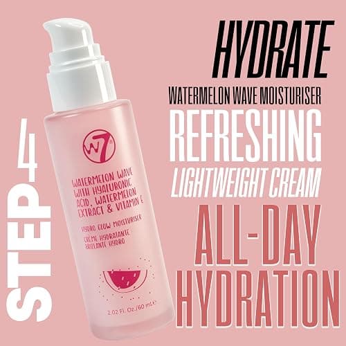 W7 Self Care Skincare Set | Face Cleanser, Toner, Serum, Moisturiser & Lip Mask | Complete Daily Face Routine | Full Size, Long Lasting Products to Use at Home thumbnail 5