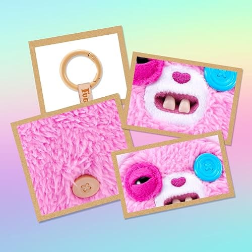 Fuggler Care Bear Keyring 5 Inch (6 Pack) by ZURU | Officially licensed Fuggler mashup; Funny Ugly Monster with signature teeth; soft collectible plush; gift for tweens & teens thumbnail 8