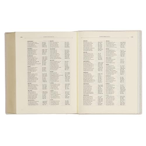 KJV Holy Bible, Large Print Note-taking Bible, Vegan Leather Hardcover - King James Version, Blush Bouquet Printed (KJV Note-taking Editions) thumbnail 7