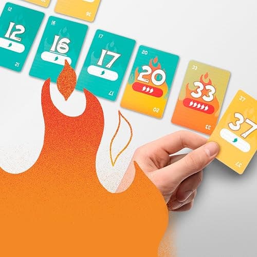 Beat The Heat Game | Family Party Card Game for Kids and Adults | Ages 8+ | 2 to 10 Players | 20 Mins. | Easy to Learn Strategy Card Games for Groups thumbnail 9