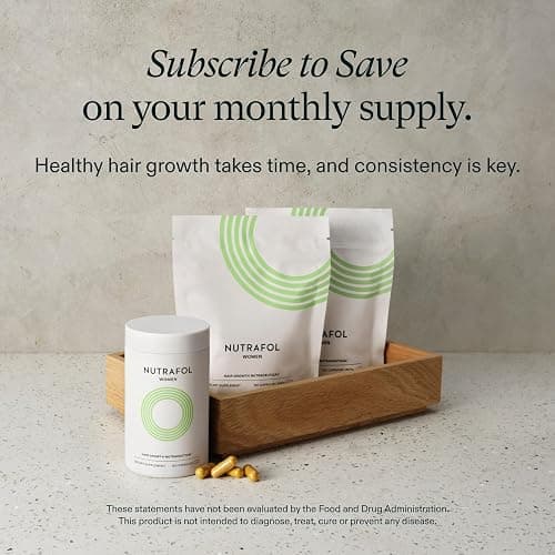 Nutrafol Women's Hair Growth Supplements, Ages 18-44, Clinically Proven for Visibly Thicker and Stronger Hair, Dermatologist Recommended - 1 Month Supply thumbnail 7