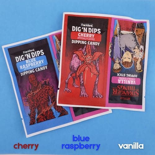 Stranger Things Candy, Vanilla Sticks with Fruit Flavored Powder, 22 Individual Hand Out Packets, 6.52 Ounces thumbnail 5