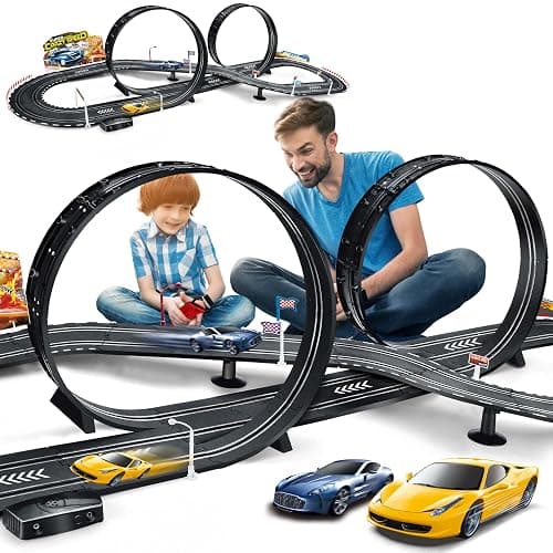 Kids Toy-Electric Powered Slot Car Race Track Set Boys Toys for 6 7 8-12 Years Old Boy Girl Best Gifts - Image 1