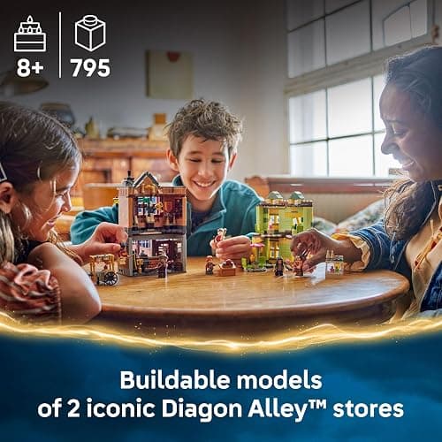 LEGO Harry Potter Quality Quidditch Supplies & Ice Cream Parlour - Kids Toy - Diagon Alley Building Set for Boys and Girls 8+ - Harry Potter Collectible - Gift Idea for Birthdays - 76452 thumbnail 3