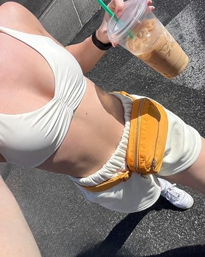 Kamo Fitness CozyTec Sweat Shorts Women High Waisted Lounge Comfy Casual Cotton Shorts with Pockets thumbnail 3
