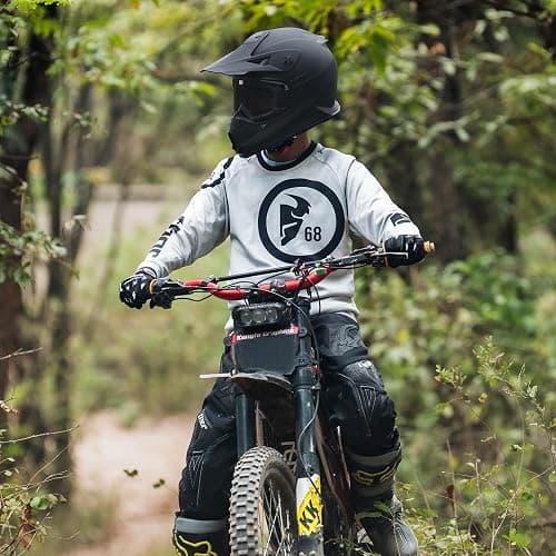 Kids Dirt Bike Helmets Youth ATV Helmet, Kids Motocross Helmet for Off Road, UTV, BMX, Street Riding Motorcycle Helmet with Goggles Gloves, DOT Approved thumbnail 8
