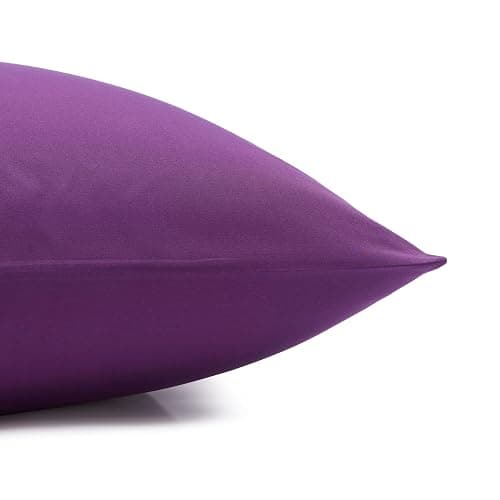 Amazon Basics Lightweight Super Soft Easy Care Microfiber 3 Piece Bed Sheet Set with 14-Inch Deep Pockets, Twin XL, Plum, Solid thumbnail 5