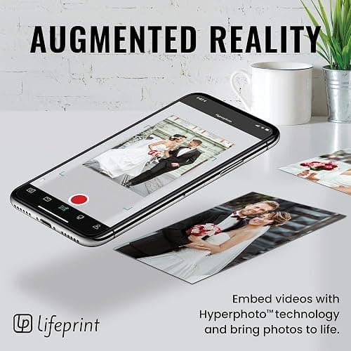 Lifeprint 3x4.5 Portable Photo and Video Printer for iOS and Android devices. Make Your Photos Come to Life w/Augmented Reality - Black thumbnail 2