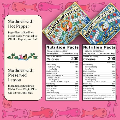 Fishwife Starter 7-Pack (Variety of Tinned Seafood including Smoked Salmon, Rainbow Trout, Sardines, Tuna & More!) | Gluten Free, High Protein, Omega-3s | Hand-Packed thumbnail 4
