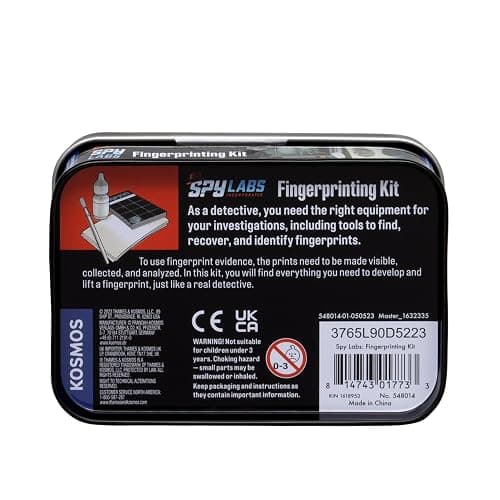 Thames & Kosmos Spy Labs Inc: Fingerprinting Kit Identify, Collect, Analyze Fingerprint Evidence | Essential Tools and Tricks of The Trade from The Detective Gear Experts for Young Investigators thumbnail 3