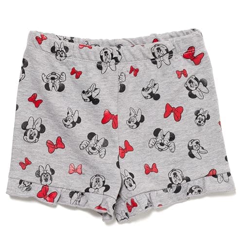 Disney Junior Floral T-Shirt and French Terry Shorts Outfit Set Newborn to Big Kid Sizes (6-9 Months - 14-16) thumbnail 3