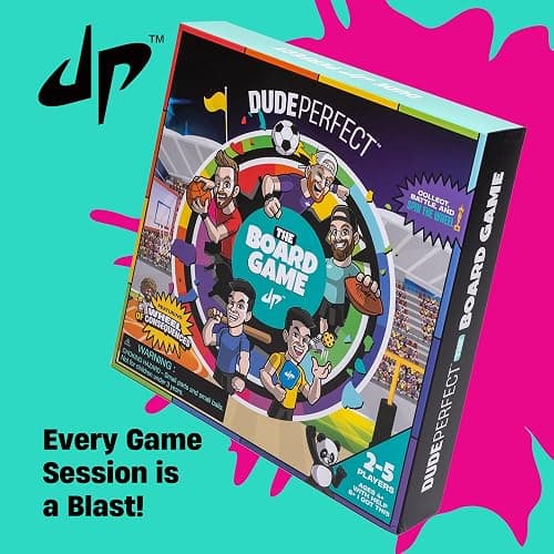 Dude Perfect Board Game, 2-5 Player Challenging and Competitive Family Board Games, Ideal Sports Board Games for Family Game Night, Ages 4 and Above thumbnail 7