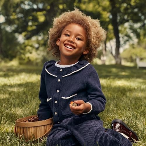 Amazon Essentials x Sofia Grainge Babies, Toddlers and Girls' Cardigan Sweater thumbnail 2