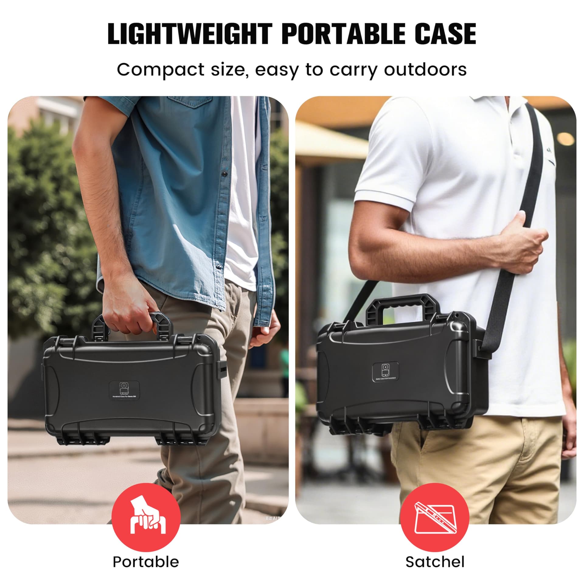STARTRC PHOTO Osmo 360 - Funda rígida de doble capa impermeable para accesorios DJI Osmo 360, funda portátil de viaje para DJI Osmo 360 Adventure Combo thumbnail 7