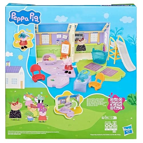 PEPPA PIG Peppa's Pop-Open Playgroup Playset with Figure, Preschool Toys for 3 Year Old Girls and Boys and Up thumbnail 14