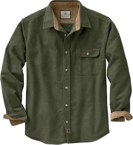 Legendary Whitetails Men's Flannel Shirt Long Sleeve Button Down 100% Cotton - Image 1
