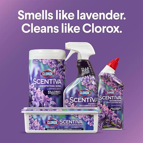 Clorox Scentiva Bathroom Toilet Cleaning Gel, Lavender and Jasmine, 24 Fluid Ounces (Pack of 2) thumbnail 8