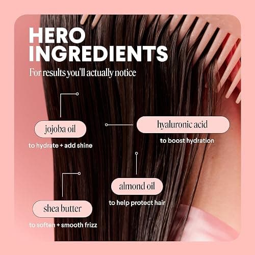 MONDAY HAIRCARE MOISTURE Leave in Conditioner with Hyaluronic Acid, Jojoba & Almond Oil, Shea Butter& Wheat Protein for Dry & Dull Hair 150mL thumbnail 4
