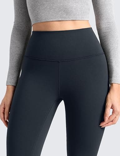CRZ YOGA Matte Fleece Lined Leggings 28'' - Thermal Casual Lounge Workout Womens Yoga Full Length Pants Winter Warm thumbnail 6