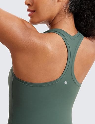 CRZ YOGA Butterluxe Racerback Workout Tank Tops for Women Tight Sleeveless Camisole Gym Athletic Yoga Shirts thumbnail 6