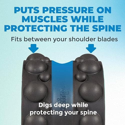 Chirp Wheel XR 6" Knot Kneader Back Roller for Deep Tissue Relief, Mint | Knot Kneader Back Roller, Shiatsu Foam Roller for Deep Muscle Knots, Trigger Point Back Massager, 6 Inch thumbnail 4