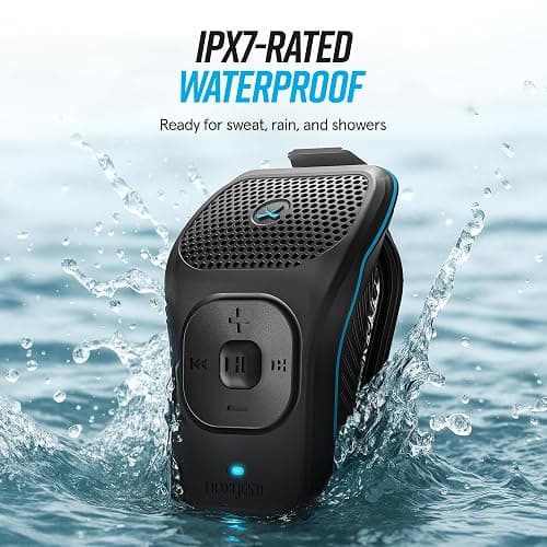 noxgear 39g Wearable Bluetooth Speaker, Magnetic Mini Clip-On EDC Gear, Waterproof Up to 15 Hours Playtime | Clip On Speaker, Wearable Speaker with Microphone, 100ft Range (Color: Fire) thumbnail 7