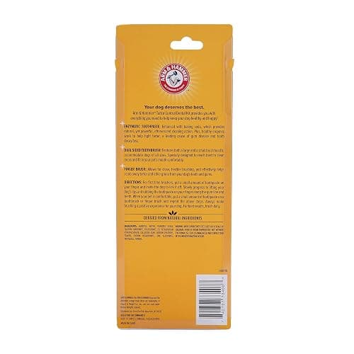 Arm & Hammer for Pets Tartar Control Kit for Dogs | Contains Toothpaste, Toothbrush & Fingerbrush | Reduces Plaque & Tartar Buildup | Safe for Puppies, 3-Piece , Beef Flavor thumbnail 2