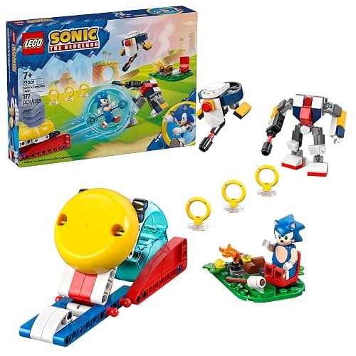 LEGO Sonic The Hedgehog : Sonic’s Campfire Clash, Collectible Gaming Toy for Kids and Video Game Fans, Fun Buildable Playset for Boys and Girls Aged 7 and Up 77001 - Image 1