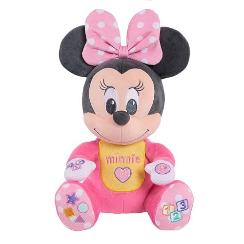 Disney Baby Musical Discovery Plush Minnie Mouse with Sounds and Phrases, Sings ABCs, 123s, and Colors Songs, Kids Toys for Ages 06 Month by Just Play - Image 1