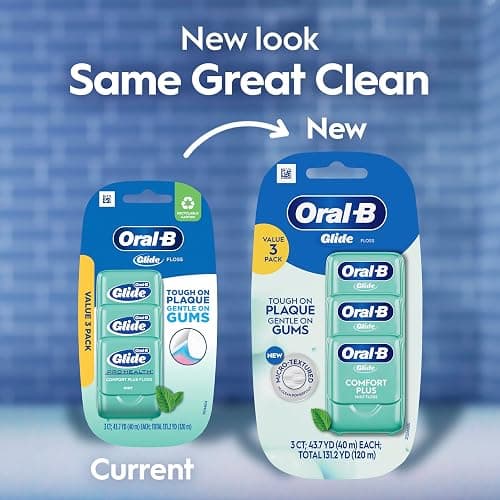 Oral-B Glide Floss Pro-Health 131.2 Yds Mint Value 3-Pack thumbnail 8