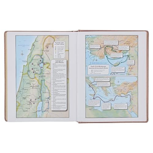KJV Holy Bible, Large Print Note-taking Bible, Faux Leather Hardcover - King James Version, Rose Gold (KJV Note-taking Editions) thumbnail 12