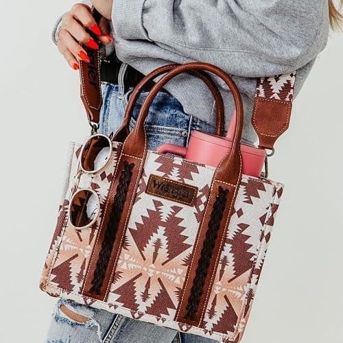 Wrangler Purse Aztec Tote Bag for Women Western Top-handle Hobo Handbags thumbnail 6